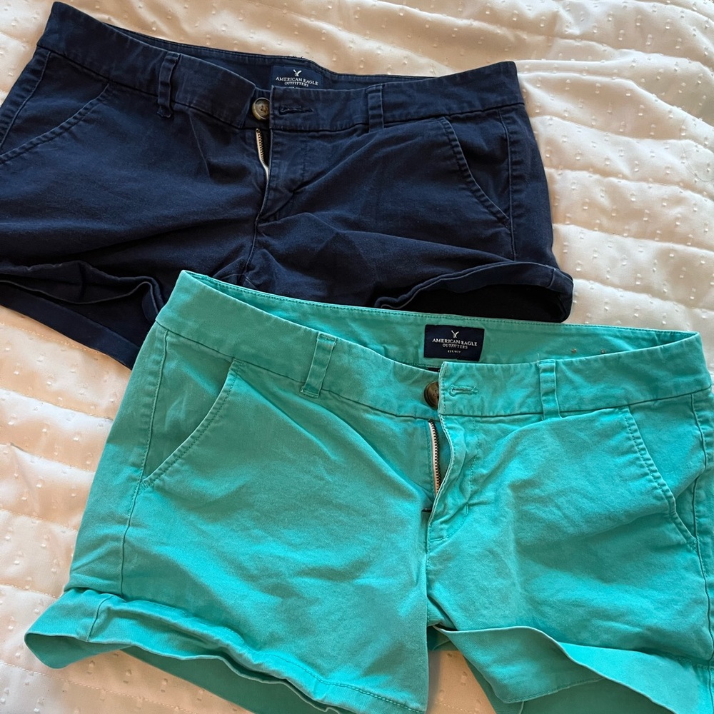 Pair of American Eagle shorts size 8 and 10